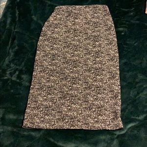 Black and white skirt